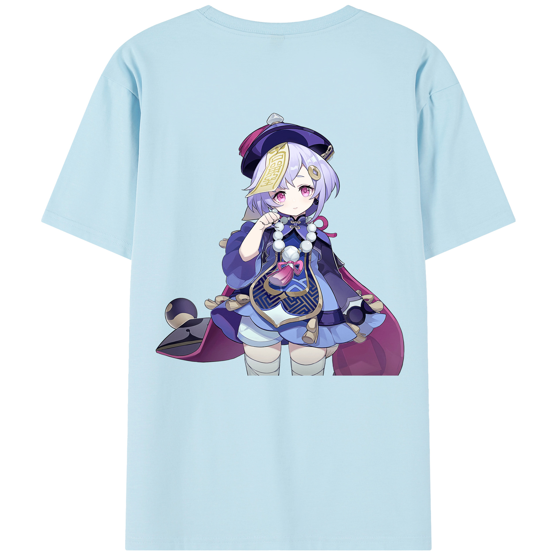 げんし神 七七 なな  genshin Nana 綿100％半袖Tシャツ（背面プリント）